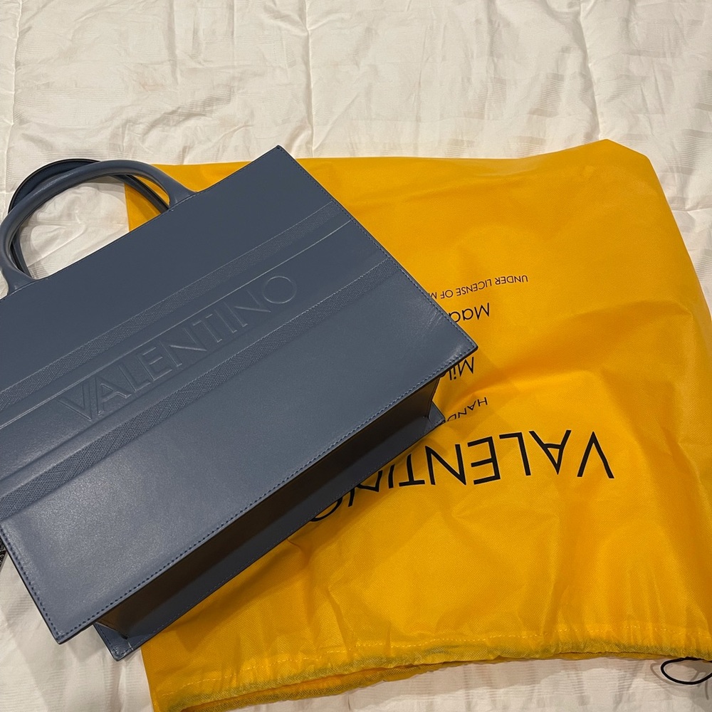 Authentic Valentino leather tote bag
